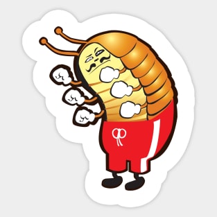 Pillbug Boxer Sticker